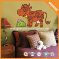Home decor cute removable 3d glitter cartoon fairy pvc wall stickers